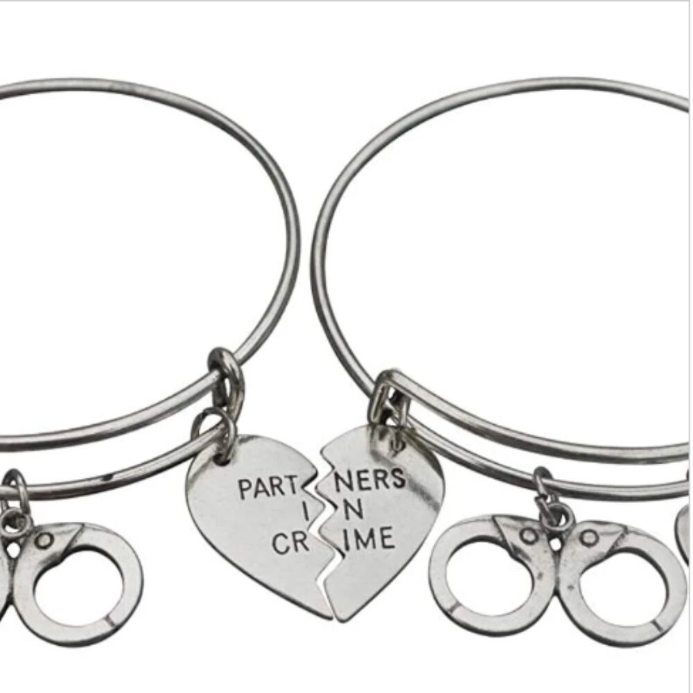 Best Friend Bracelet, Best Friends Jewelry, Handcuff Bracelet-Partner in Crime